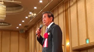 石原慎太郎・次世代の党最高顧問挨拶2014925田母神戦争大学出版記念パーティー2 [upl. by Aserej]