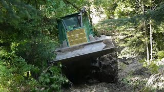 TIMBERJACK 460 SKIDDER Monté dune mur Métier de lextrême [upl. by Leanard87]