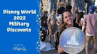 Walt Disney World Military Ticket amp Room Discounts for 2022 [upl. by Adnuhsal]