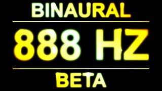 Pure 888hz Binaural Beats 🔊  8d  Beta [upl. by Howlan]