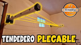 IDEA PARA TU CASA  TENDEDERO PLEGABLE [upl. by Nae]