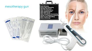 LF05 Mesotherapy machine  How to use mesogun  Wrinkle removal mesotherapy gun [upl. by Eduam269]