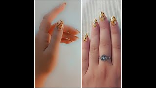 Nail artnail art at homeeasy dot nail art design [upl. by Aspa]