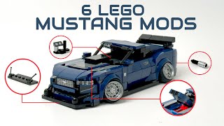 6 EASY MODS FOR YOUR 2024 MUSTANG  LEGO SPEED CHAMPIONS [upl. by Kerek55]