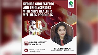 REDUCE CHOLESTEROL AND TRIGLYCERIDES WITH SHPL HEALTH amp WELLNESS PRODUCTS [upl. by Anawahs]