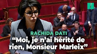 Rachida Dati chahutée pour son retour à lAssemblée [upl. by Harahs]