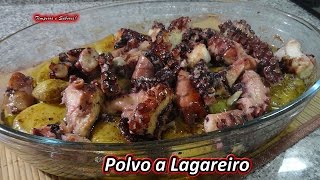 POLVO A LAGAREIRO fácil receita em português [upl. by Addy515]