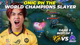 AKHIRNYA ASSASSIN PLAY KELUAR SATISFYING TAPI SALING NUNGGU  ONIC PH vs ECHO Game 2 KBreakdown [upl. by Stempien]