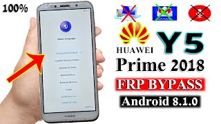 Huawei Y5 Prime 2018 Frp Bypass Dralx2 Android 81  New Trick 2023 Y5 Prime Google Account Bypass [upl. by Asel880]