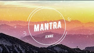 Mantra  Jennie Karaoke [upl. by Bailar]