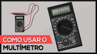 Como usar o multímetro digital  utilizando todas as escalas testes  medições [upl. by Nikaniki]