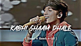 Kabhi Shaam Dhale New Song Slowed×ReverbLofi Jaani  Mohammad Faiz  Siddharth Gupta Divya Kalia [upl. by Orhtej]