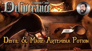 Distil amp Make Artemisia Potion  Kingdom Come Deliverance [upl. by Inacana]