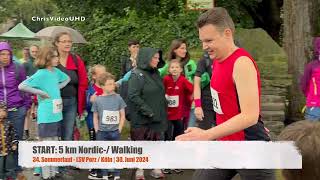 34 Sommerlauf  LSV Porz  Köln 30 Juni 2024  UHD  LAUFEN amp WALKEN [upl. by Langill983]