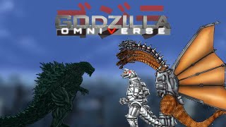 Godzilla Filius vs Showa Mechagodzilla and Mecha King Ghidorah Godzilla Omniverse [upl. by Akcimahs176]