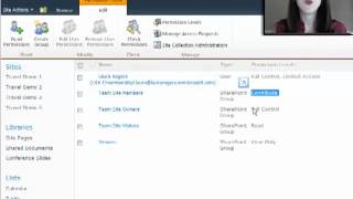 SharePoint Custom Permission Levels [upl. by Harshman]