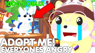 😡EVERYONES ANGRY BECAUSE OF THIS NEW CHRISTMAS PETS👀 HUGE DRAMA ADOPT ME NEW UPDATE ROBLOX [upl. by Hairahs666]