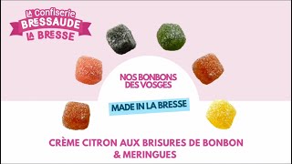 Recette de crème citron aux brisures de bonbon et meringues [upl. by Meuse]