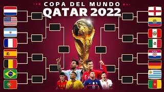 Mundial QATAR 2022🏆🇶🇦  ¿ Qué selecciones llegarán a octavos de final PREDICCIÓN [upl. by Daugherty217]