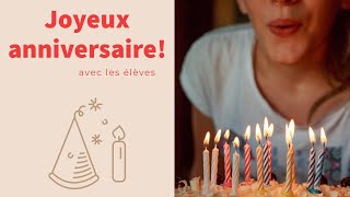 La chanson danniversaire en français [upl. by Robison]