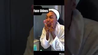 Face roller how to facial your face shortsfeed [upl. by Colfin]