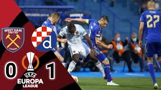 West Ham VS Dinamo Zagreb 01 Mislav Orsic Highlights Goal UEFA Europa League 20212022 🔥🎮😭⚽️ [upl. by Yhtuv]