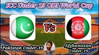 Pakistan Under19s v Afghanistan Under19s  5th Match Group D  ICC Under 19 World Cup [upl. by Irehj]