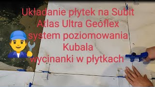 Układanie płytek System poziomowania Kubala Wycinanki na futryny [upl. by Razid]