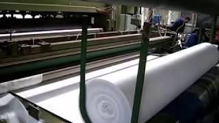 GEOTEXTILE NONWOVEN PRODUCE PROCESS [upl. by Piers]