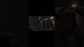 Rexy vs Indominus Rex jurassicworld jurassicpark dinosaur battle shortstrending shortsfeed [upl. by Nikolaos967]