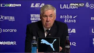 Rueda de prensa ANCELOTTI post Alavés 01 Real Madrid 21122023 [upl. by Luby]