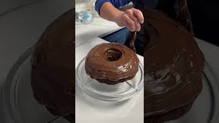 Pour over frosting on a Bundt cake positivevibes baking cakedecorating inspiration calm zen [upl. by Lecroy324]