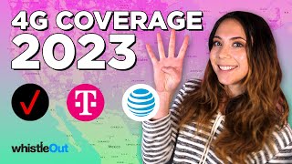 4G LTE Coverage in 2023  ATampT vs TMobile vs Verizon [upl. by Schalles]