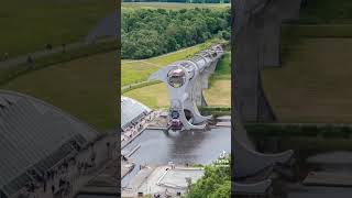 The Falkirk Wheel in Scotland is the world’s first and only rotating boat lift falkirkwheel [upl. by Nolitta]