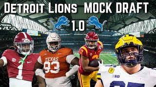 Detroit Lions Mock Draft 10 Every Pick for the Detroit Lions 2024 NFL Draft [upl. by Camilia]