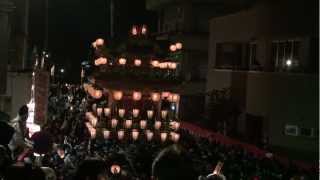 2012年 秩父夜祭 団子坂曳き下ろし下郷笠鉾 ‐ Chichibu yomatsuri [upl. by Tigram181]