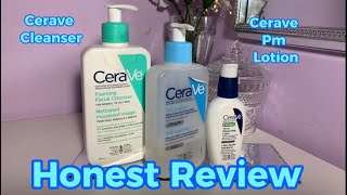 Cerave Skincare  Cerave SA Cleanser  Cerave Foaming Cleanser  Cerave PM Lotion [upl. by Cynthy]