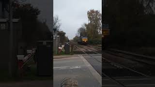 Off timetable loco 170201 passing 47815 great western train class47 [upl. by Clevie]