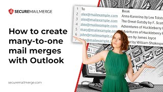 How to send a manytoone mail merge with Outlook [upl. by Enyamert]