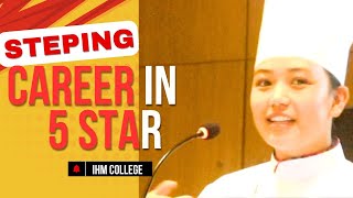 Career as chef in Dusit  IHMChef Sanjeeta Ghalan  Culinary Arts  IHM College  Dusit Thani Nepal [upl. by Ssor]