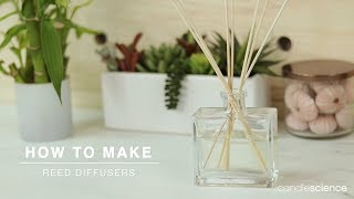 How to Make Reed Diffusers with Fragrance Oils  CandleScience Guide [upl. by Macmahon433]