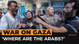 Why Palestinians in Gaza ask ‘Where are the Arabs’  Al Jazeera Newsfeed [upl. by Vieva]