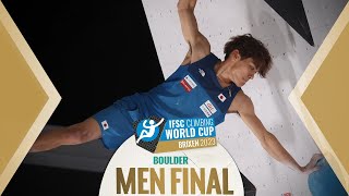 🔥IFSC Mens Final World Cup Brixen Bouldering 2023 💪🏼 [upl. by Mullane]