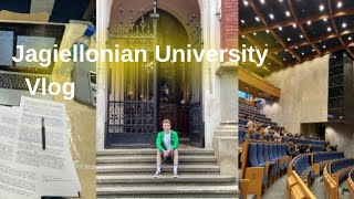 VLOG  daily life at Jagiellonian University [upl. by Ahsinik952]