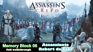 Assassin Creed I Full Walkthrough 4K 60FPS I Memory block 06 [upl. by Ynos670]