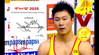 LI XIAOPENGs🇨🇳🥇Parallel Bars Skill Increasing FG COP 2025 ESPNBBC4K [upl. by Adianez109]