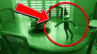 50 Times Elf on the shelf caught moving on camera walking 😱 [upl. by Aehta675]