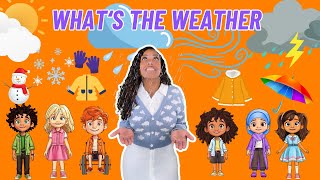 Whats The Weather Like Today  Learning with Ms Houston Kid Songs  Nursery Rhymes [upl. by Lafleur850]