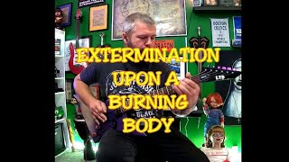 UPON A BURNING BODY  EXTERMINATION  Guitar cover breakdown and intro uponaburningbody [upl. by Hajile832]