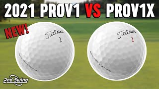 2021 Titleist Pro V1 vs Pro V1x  Titleist Pro V1 Golf Ball Review [upl. by Gregorius]